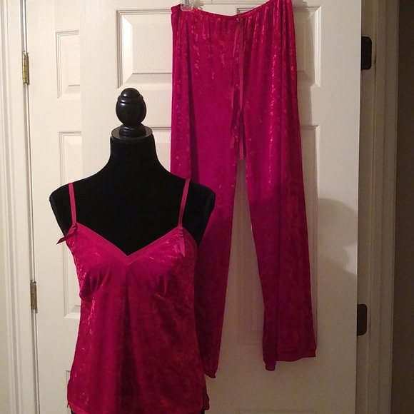 Soma Other - Soma crushed velvet red pajamas, two pieces